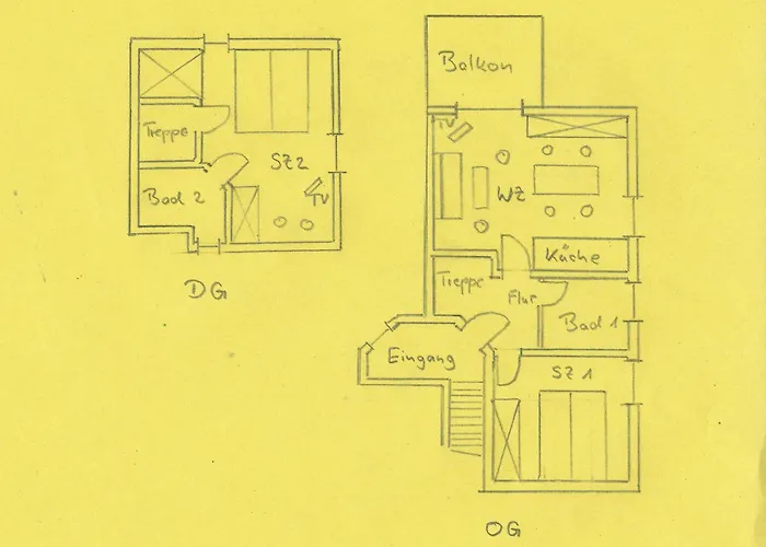 דירה Helle Maisonettewohnung Im Buchenpark פרראו